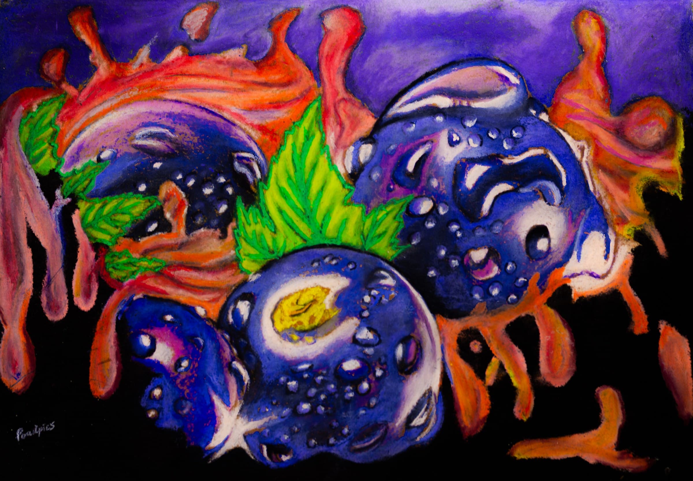Grapes in Fire